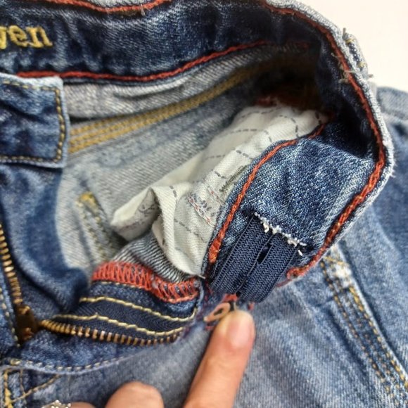 Seventy Seven  Kids Jeans -  American Eagle - 3T - Distressed - Carpenter - EUC - Picture 3 of 10